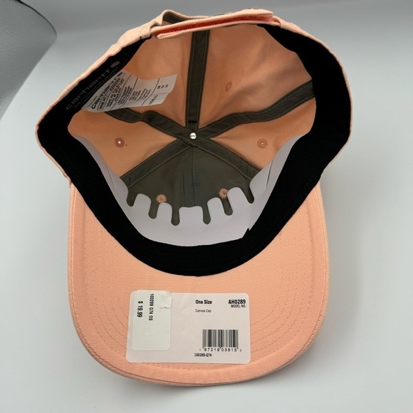 Carhartt Force Odessa Hat Canvas Cap Peach Pink OSFM Adjustable AH0289 - Picture 6 of 7